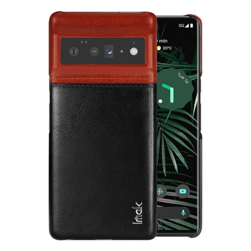 Capa Para Google Pixel 6 Pro Imak Série Ruiyi Efeito Couro