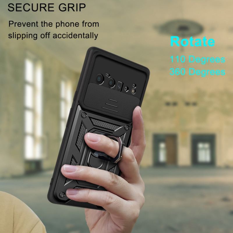 Capa Para Google Pixel 6 Pro Suporte E Protetores Para Lentes De Design