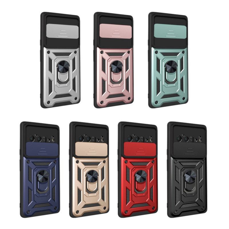 Capa Para Google Pixel 6 Pro Suporte E Protetores Para Lentes De Design