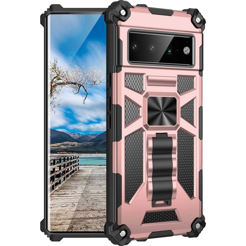 Capa Para Google Pixel 6 Pro Suporte Removível Bicolor