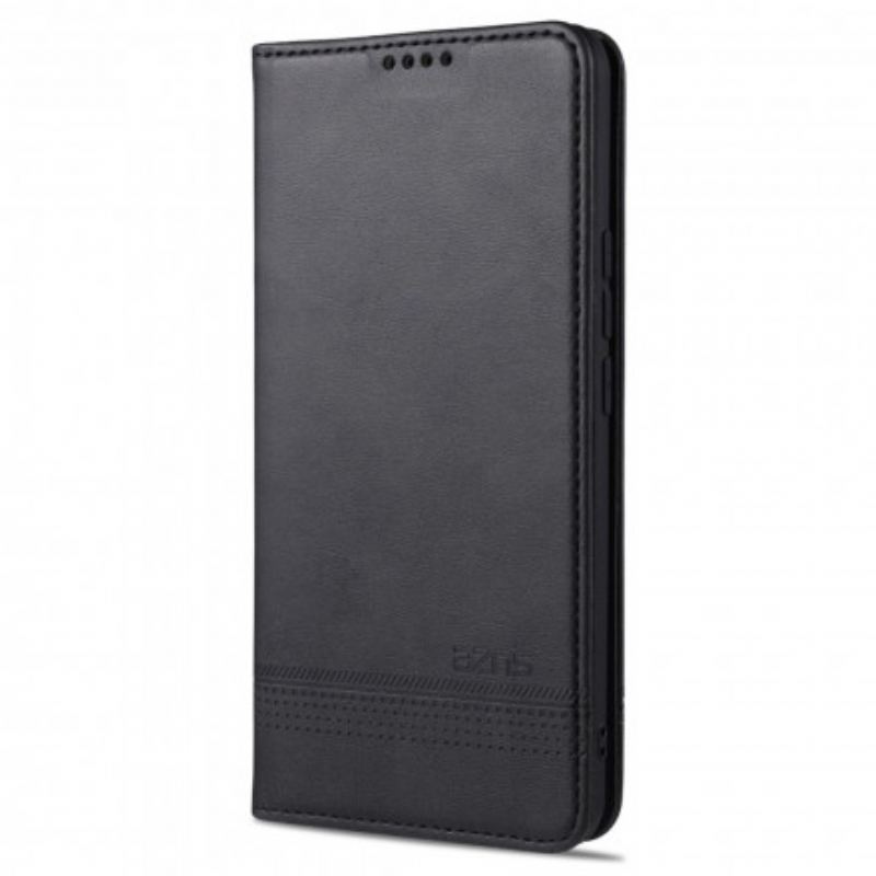 Capa De Celular Para Vivo X60 Flip Estilo De Couro Azns
