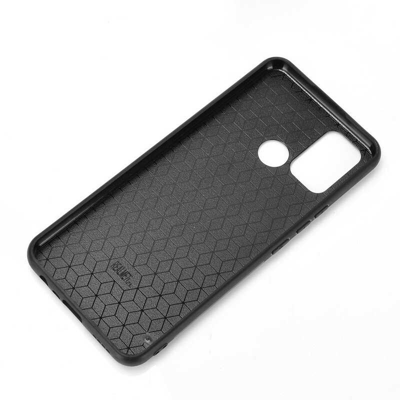Capa Para Realme 7i Costura De Couro Estilo