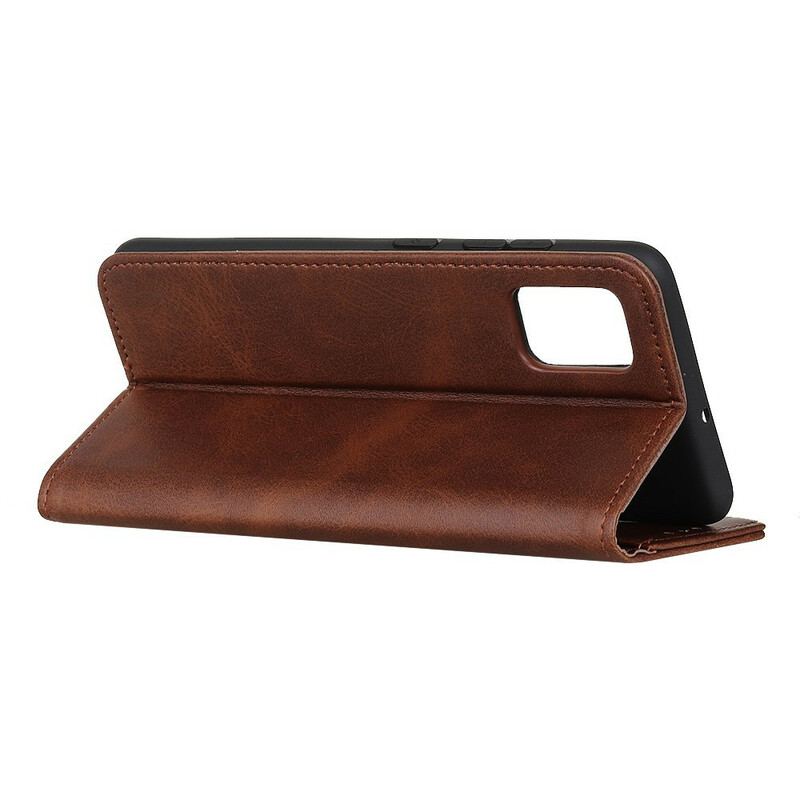 Capa De Celular Para Samsung Galaxy Note 20 Ultra Flip Couro Rachado Elegância