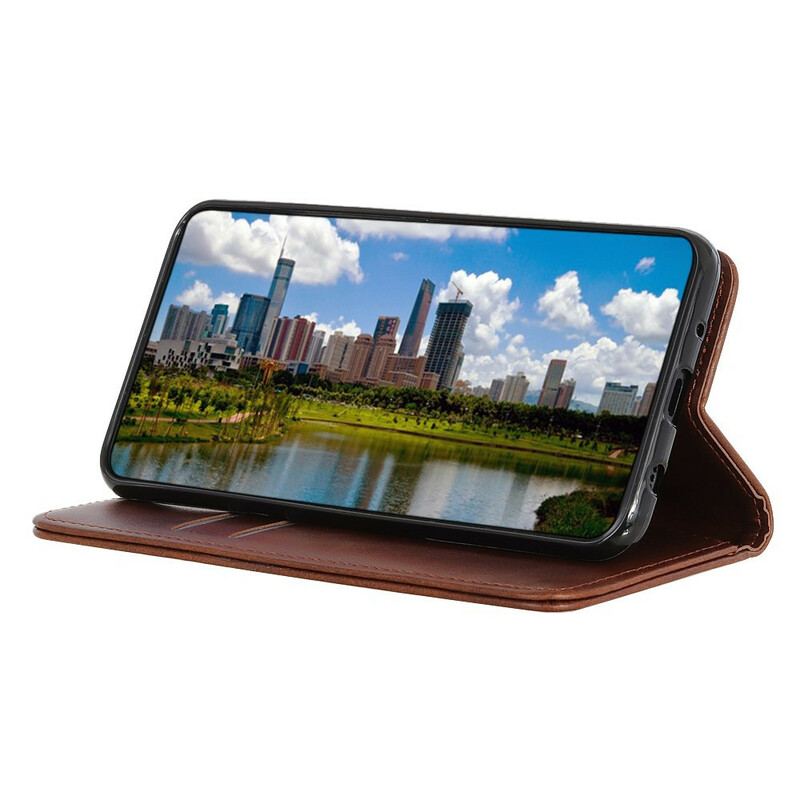 Capa De Celular Para Samsung Galaxy Note 20 Ultra Flip Couro Rachado Elegância