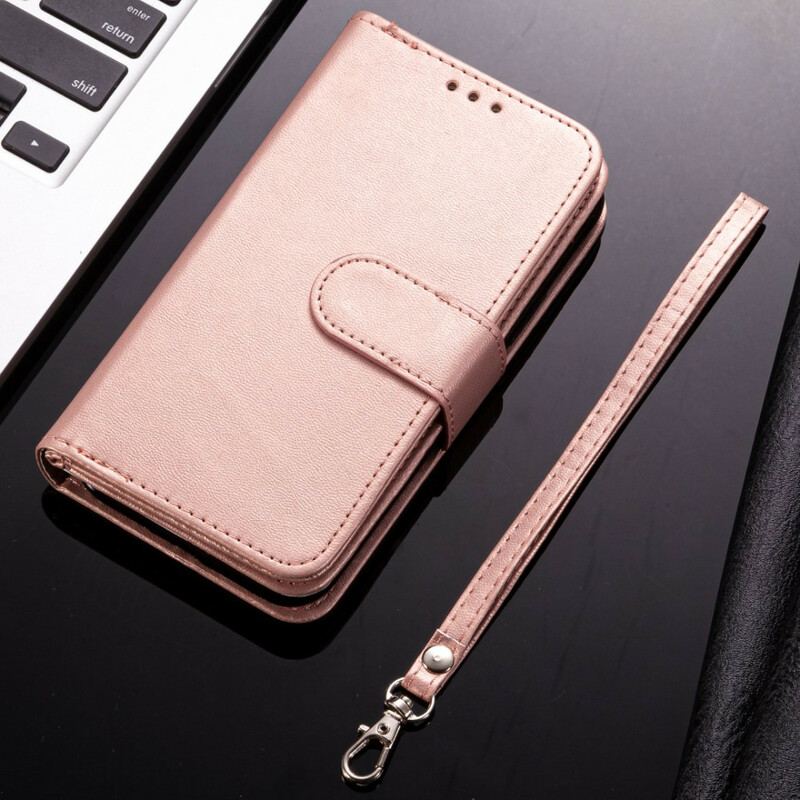 Capa De Couro Para Samsung Galaxy Note 20 Ultra Titulares De Cartão De Couro Falso 9