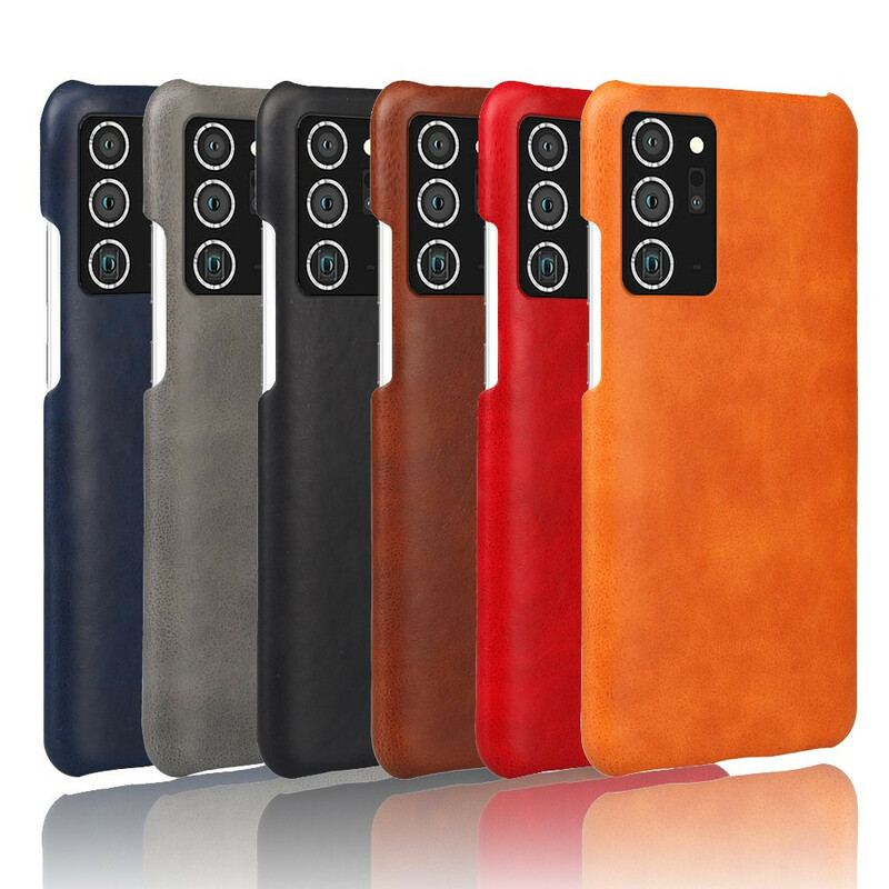 Capa Para Samsung Galaxy Note 20 Ultra Efeito Couro Ksq