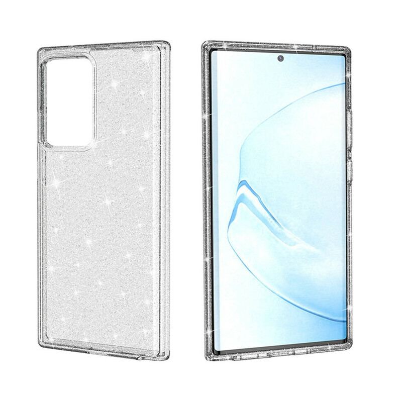 Capa Para Samsung Galaxy Note 20 Ultra Glitter Em Pó