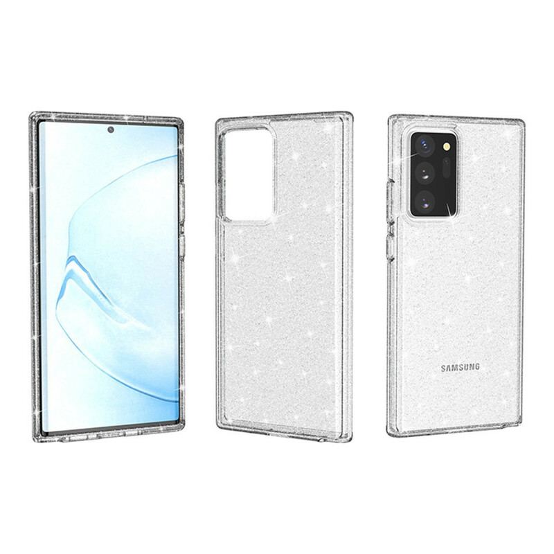 Capa Para Samsung Galaxy Note 20 Ultra Glitter Em Pó