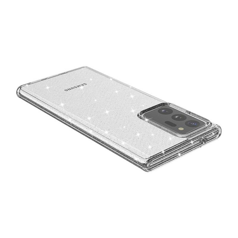 Capa Para Samsung Galaxy Note 20 Ultra Glitter Em Pó