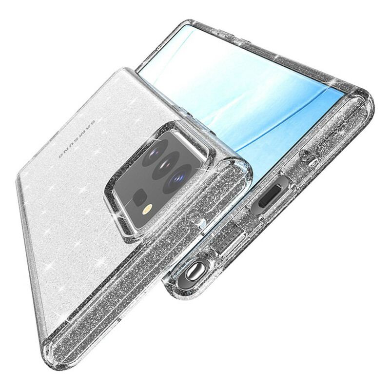 Capa Para Samsung Galaxy Note 20 Ultra Glitter Em Pó