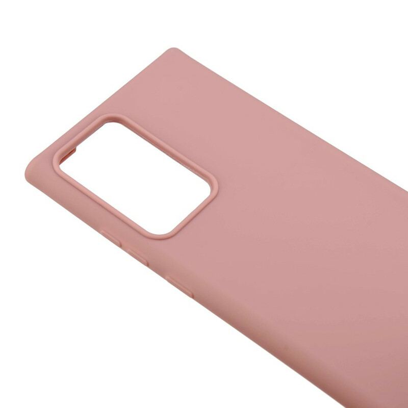 Capa Para Samsung Galaxy Note 20 Ultra Silicone E Cordão