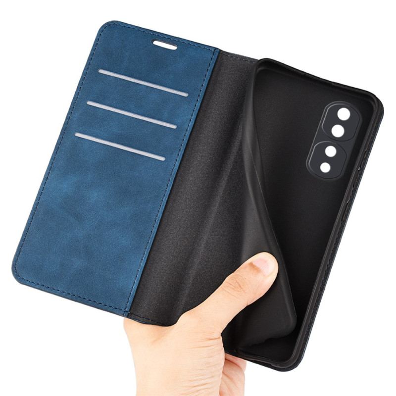 Capa De Celular Para Honor 70 Flip Suavidade Ao Toque Da Pele