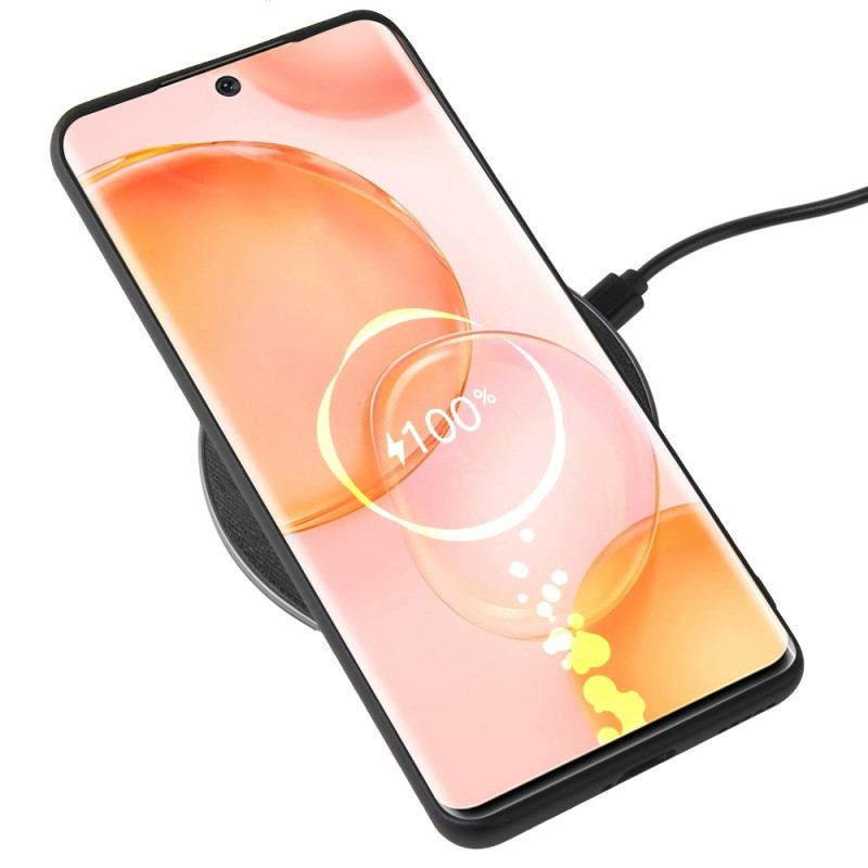 Capa De Celular Para Honor 70 Lantejoulas Pretas