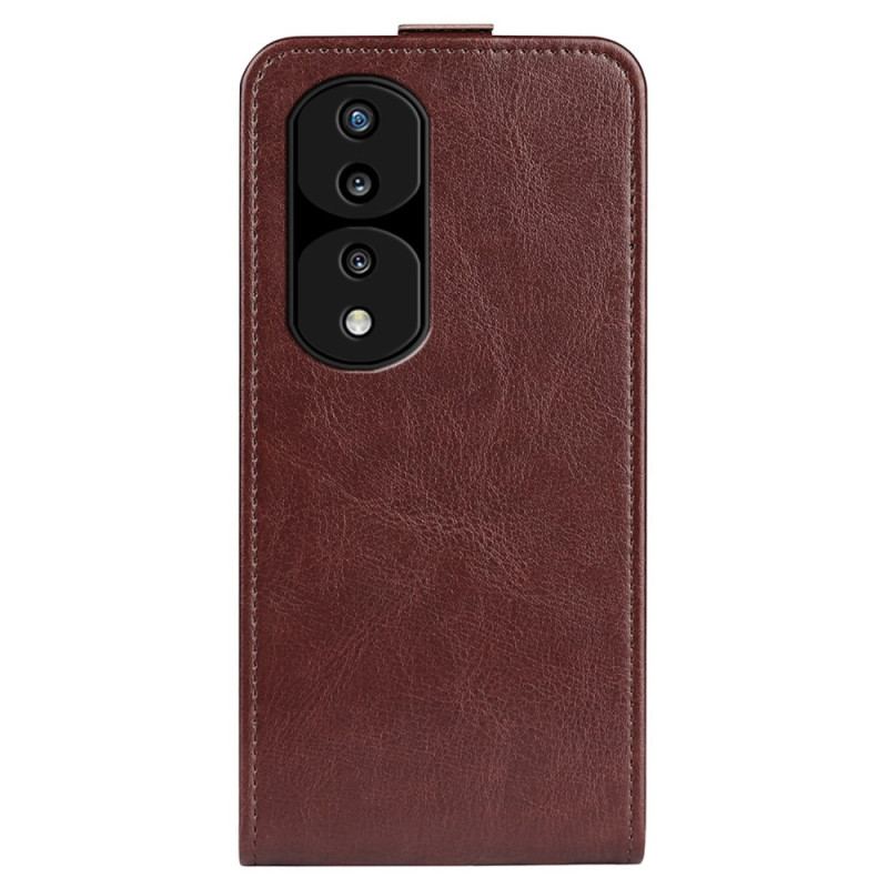 Capa Flip Para Honor 70 De Couro Dobrável