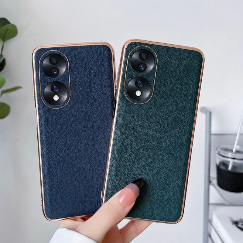 Capa Para Honor 70 Elegância Em Couro Genuíno