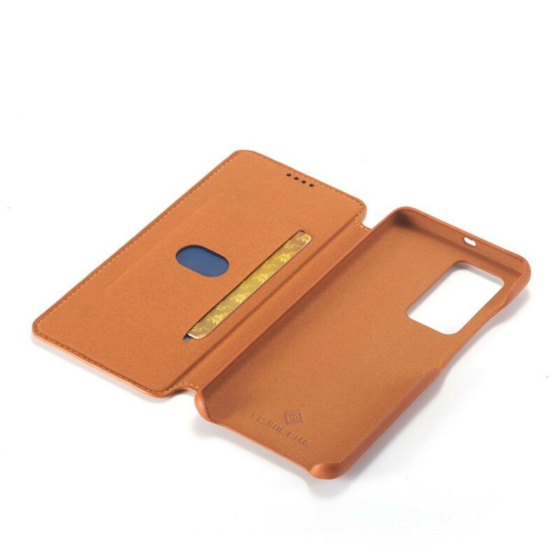 Capa De Celular Para Huawei P40 Flip Lc.imeeke Efeito Couro