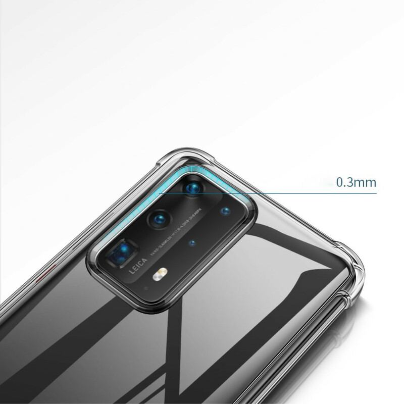 Capa Para Huawei P40 Almofadas Protetoras Leeu Transparentes