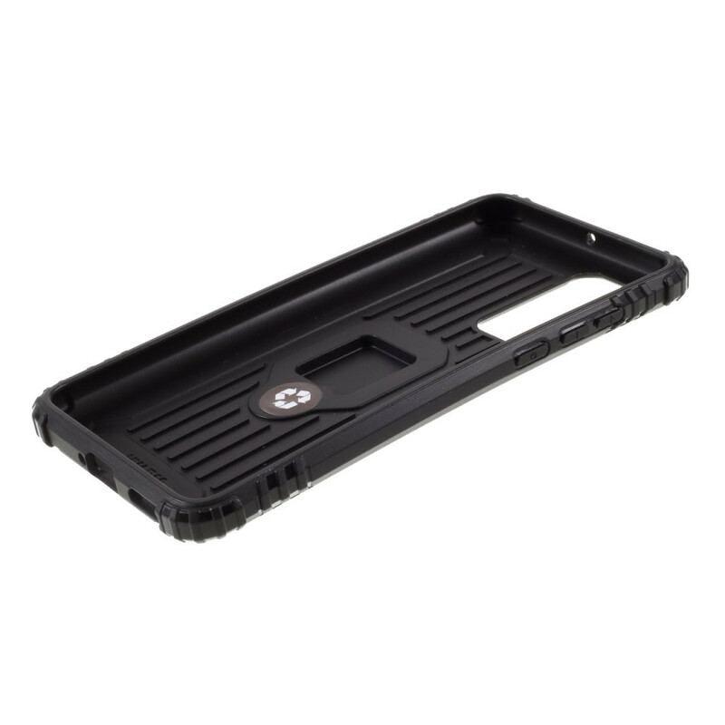 Capa Para Huawei P40 Anel E Fibra De Carbono