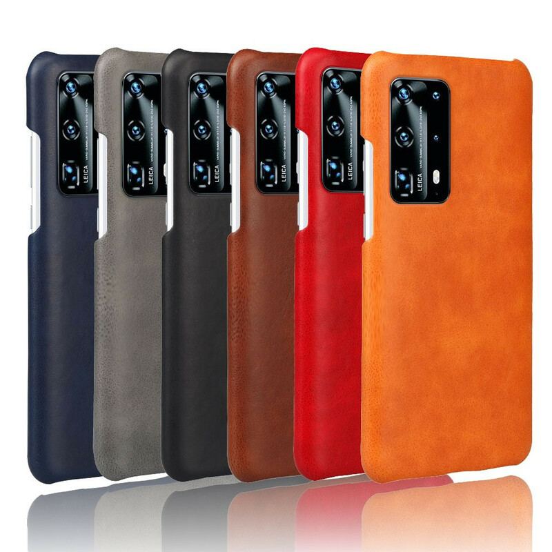 Capa Para Huawei P40 Efeito Couro Ksq