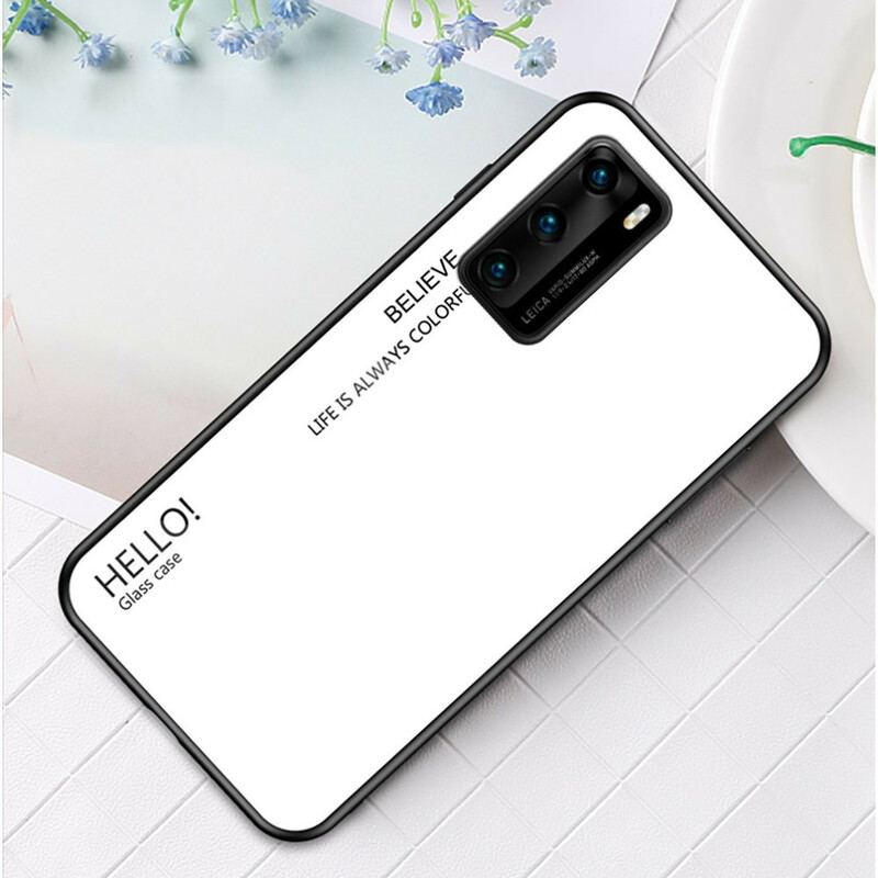 Capa Para Huawei P40 Olá Vidro Temperado