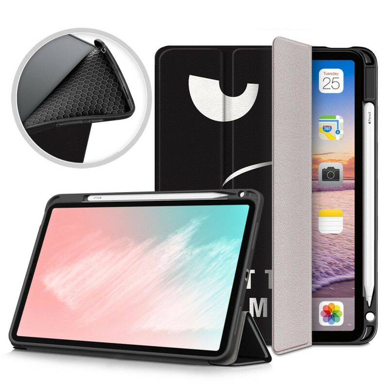 Capa De Celular Para iPad Air (2022) (2020) Não Me Toque Com Porta-caneta
