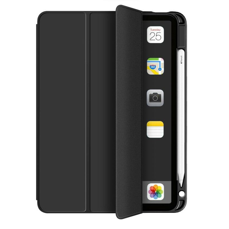 Capa De Celular Para iPad Air (2022) (2020) Suporte Para Caneta De Couro Sintético Litchi