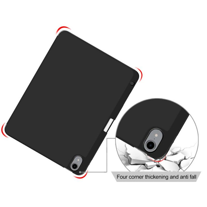Capa De Celular Para iPad Air (2022) (2020) Suporte Para Caneta De Couro Sintético Litchi