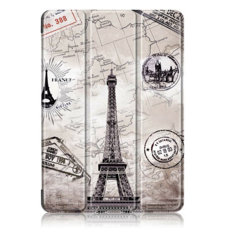 Capa De Celular Para iPad Air (2022) (2020) Torre Eiffel Retrô