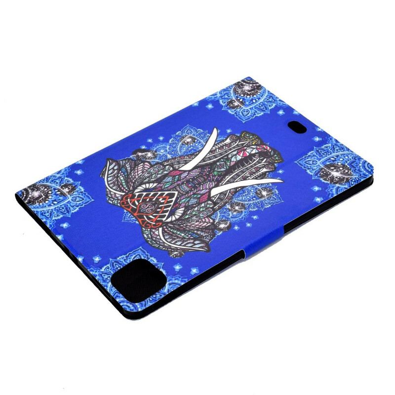 Capa Flip Para iPad Air (2022) (2020) Mandala Elefante