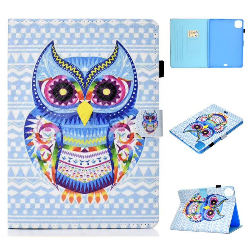 Capa Folio Para iPad Air (2022) (2020) Arte Da Coruja