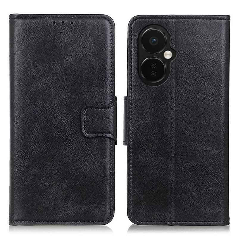 Capa De Couro Para OnePlus Nord CE 3 Lite 5G Fecho De Couro Estilo Reversível