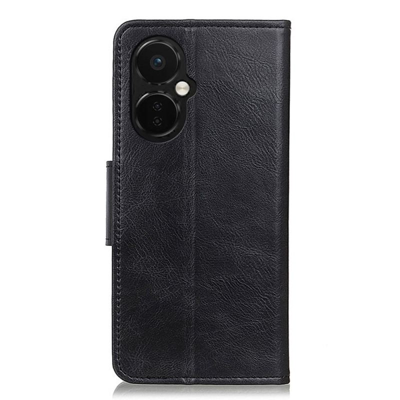 Capa De Couro Para OnePlus Nord CE 3 Lite 5G Fecho De Couro Estilo Reversível