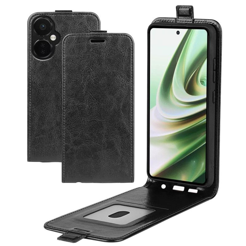 Capa De Couro Para OnePlus Nord CE 3 Lite 5G Flip Aba Vertical