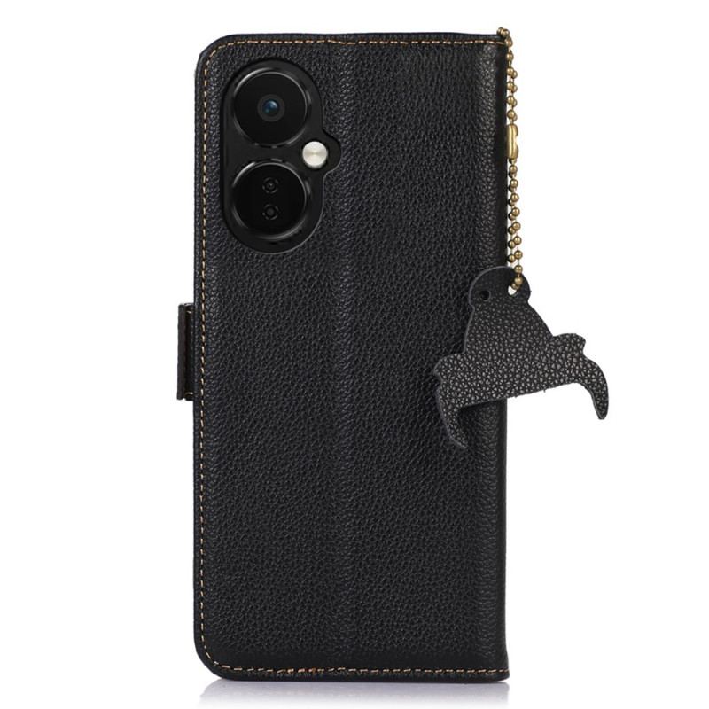 Capa De Couro Para OnePlus Nord CE 3 Lite 5G Rfid De Couro Genuíno