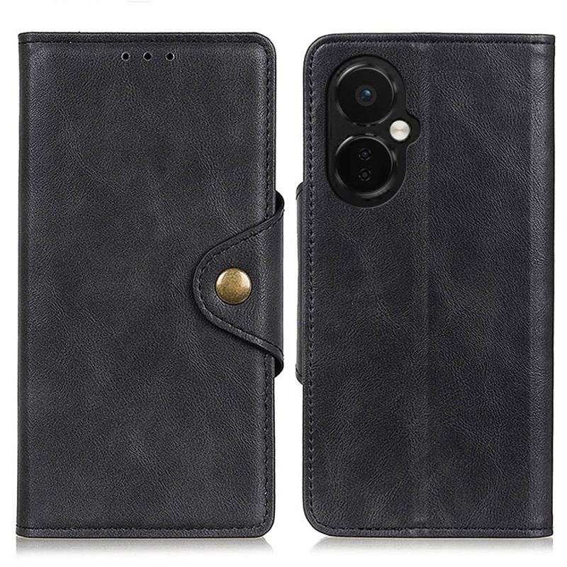 Capa Flip Para OnePlus Nord CE 3 Lite 5G Botão Magnético