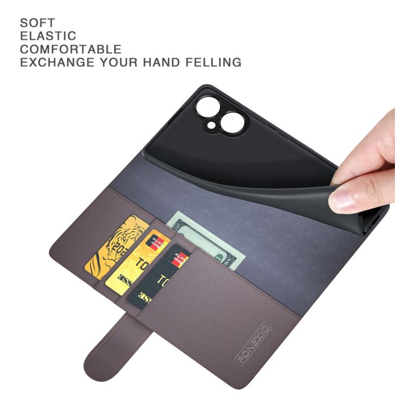 Capa Folio Para OnePlus Nord CE 3 Lite 5G Couro Legitimo