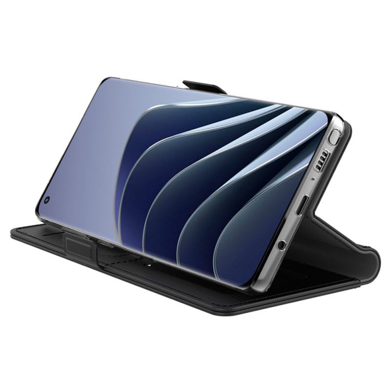 Capa Folio Para OnePlus Nord CE 3 Lite 5G Espelho Removível E Porta-cartões