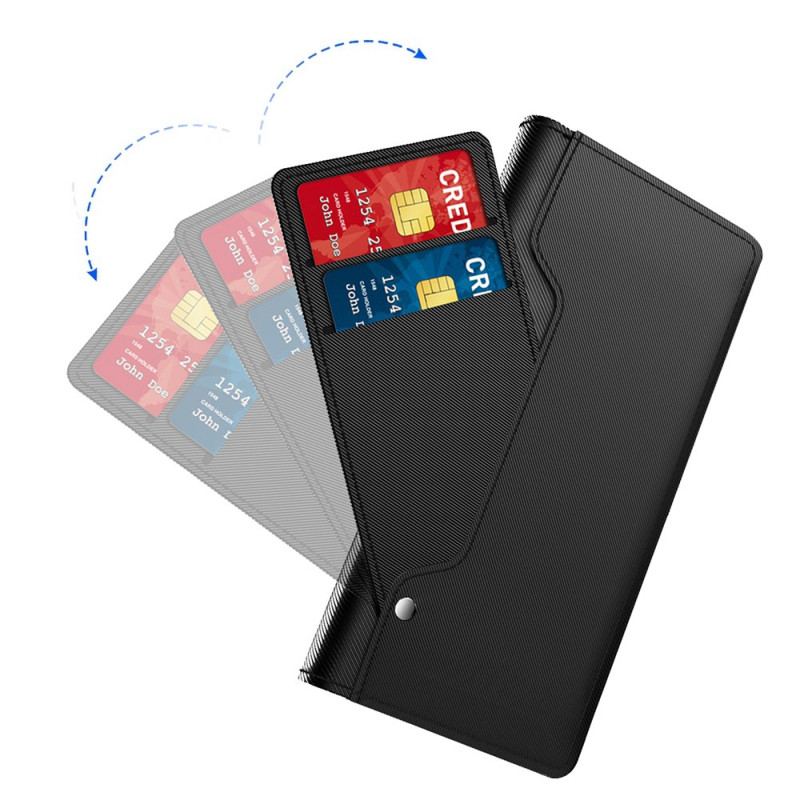 Capa Folio Para OnePlus Nord CE 3 Lite 5G Espelho Removível E Porta-cartões