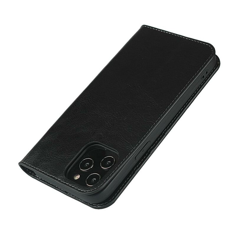 Capa De Celular Para iPhone 12 Pro Max Flip Couro Legitimo