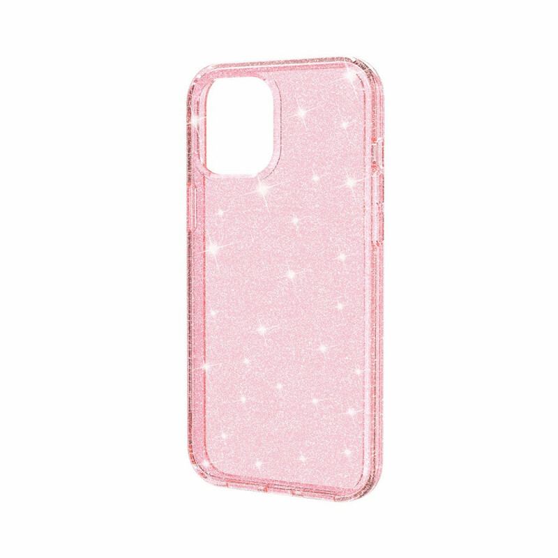 Capa Para iPhone 12 Pro Max Lantejoulas Transparentes