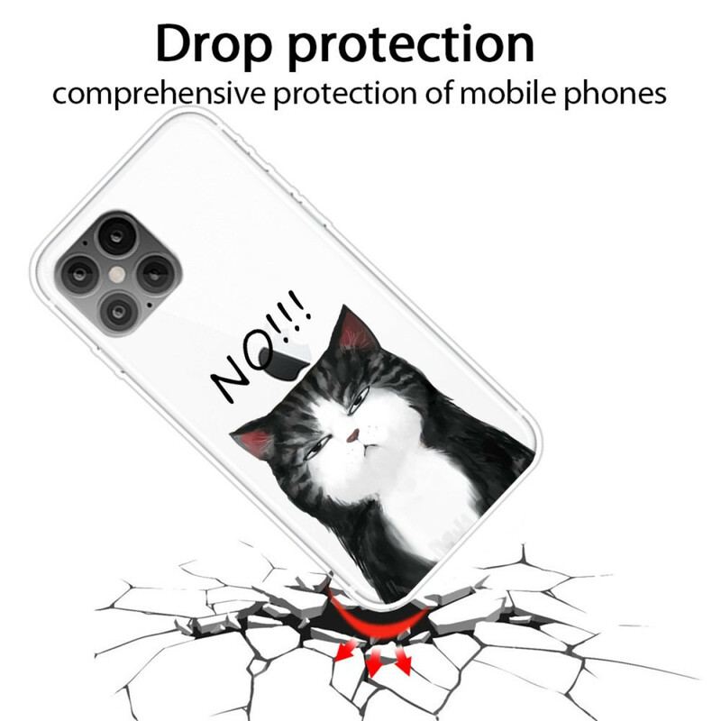 Capa Para iPhone 12 Pro Max O Gato Que Diz Não