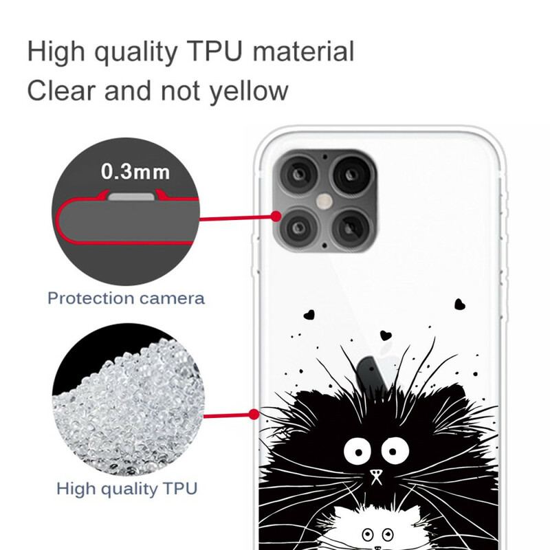 Capa Para iPhone 12 Pro Max Olha Os Gatos