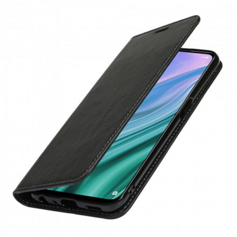 Capa De Celular Para Oppo A54 5G / A74 5G Flip Couro Legitimo