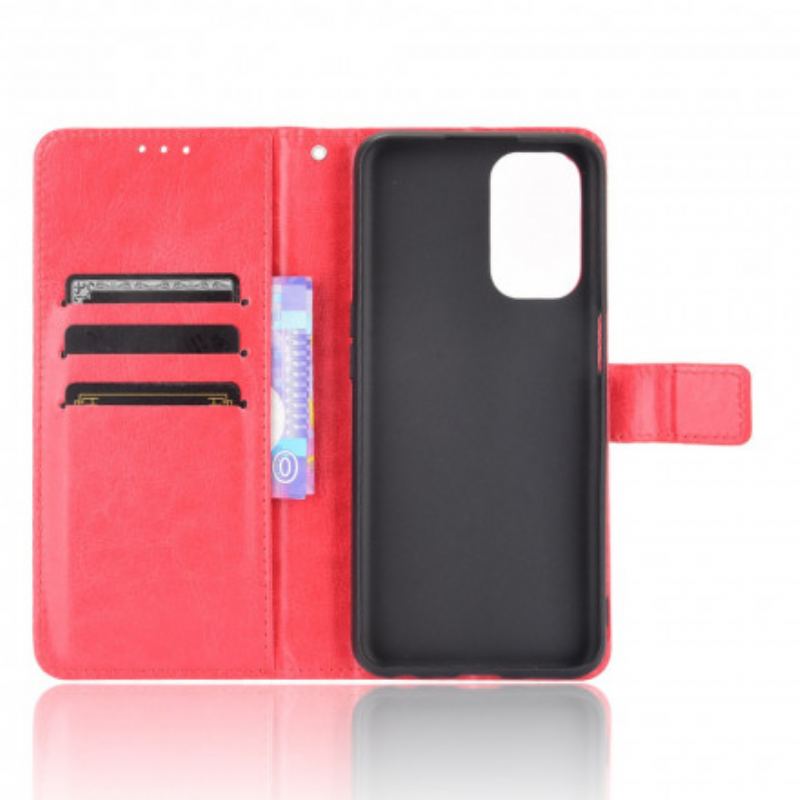 Capa Flip Para Oppo A54 5G / A74 5G Couro Falso Chamativo