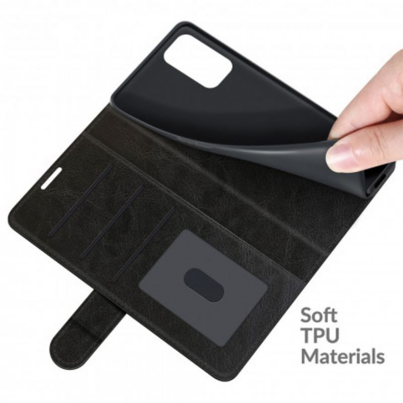 Capa Flip Para Oppo A54 5G / A74 5G Couro Ultra Sintético