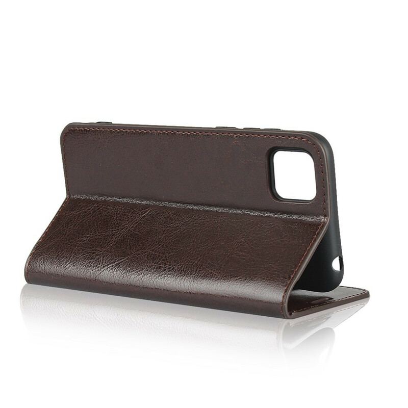 Capa De Celular Para Huawei Y5p Flip Couro Legitimo
