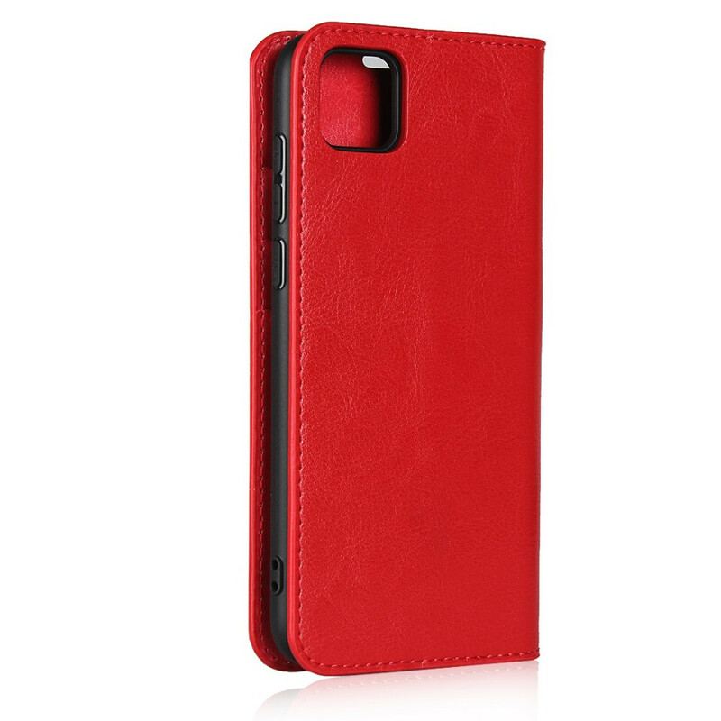 Capa De Celular Para Huawei Y5p Flip Couro Legitimo