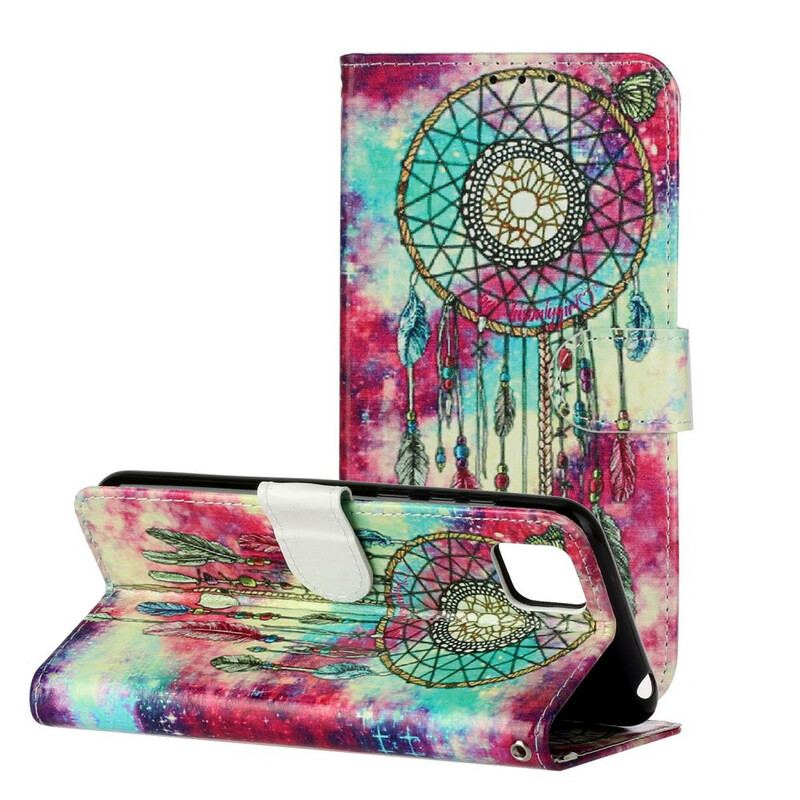 Capa Em Pele Para Huawei Y5p Mandala Encantada