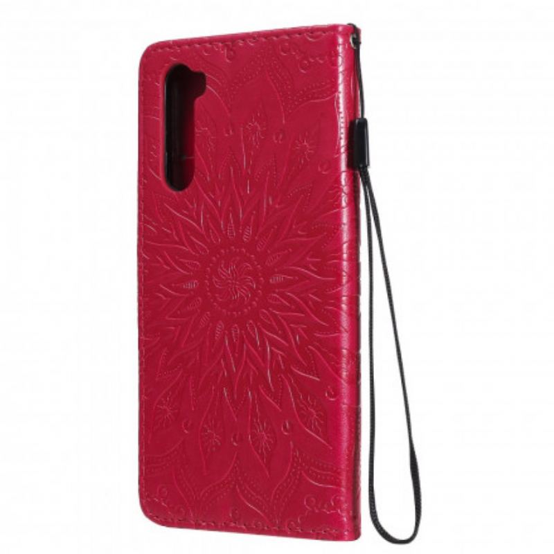 Capa Flip Para OnePlus Nord Flor Do Sol