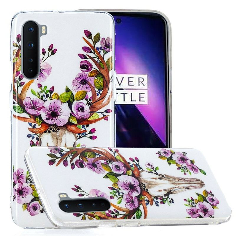 Capa Para OnePlus Nord Alce Floral Fluorescente
